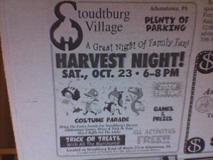 Free event at Stoudtburg Village