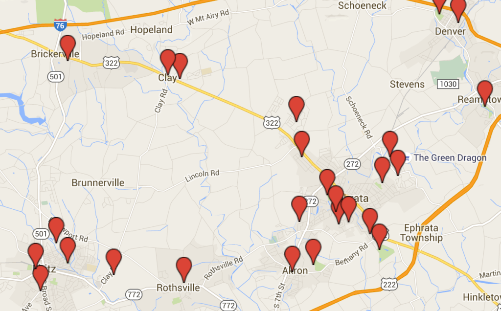 ephrata area playground map