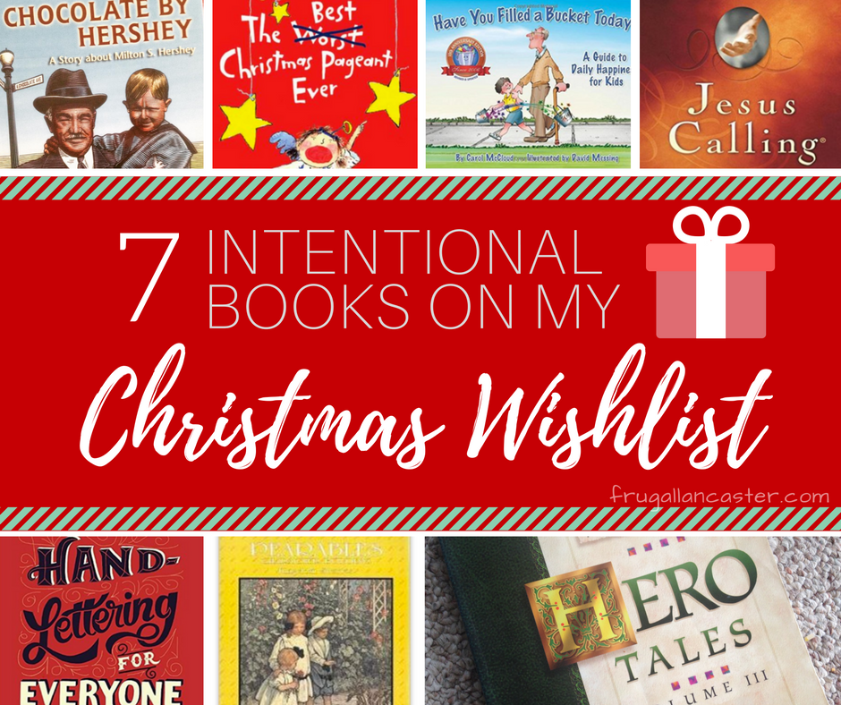 intentional books on my wishlist