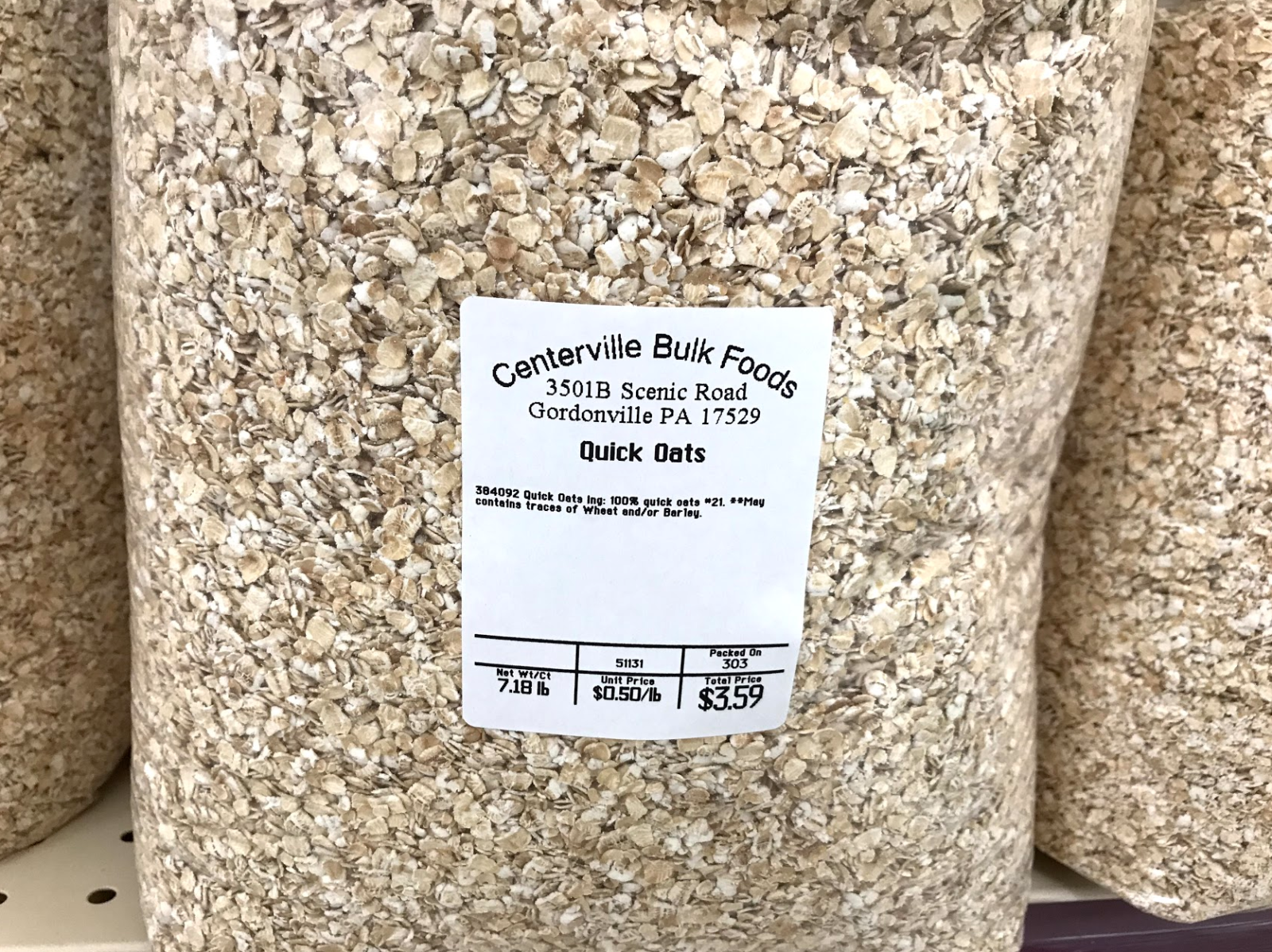 Centerville Bulk Foods - Just Plain Business