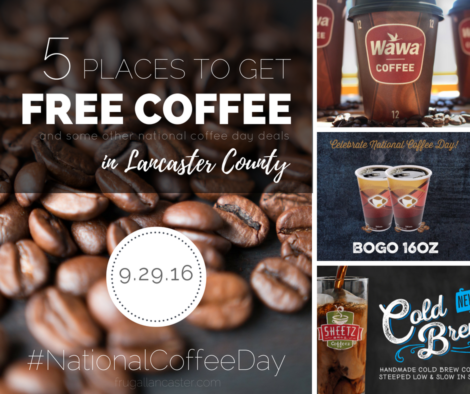 5 Places To Get FREE Coffee and other National Coffee Day Deals in