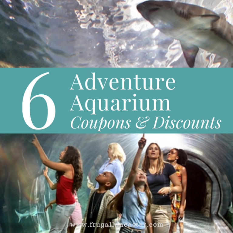 6 Ways to Save on Adventure Aquarium Tickets Frugal Lancaster